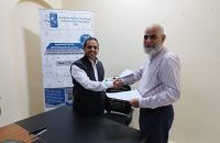 Signing a joint cooperation agreement between the foundation and both the Yemen foundation for social and cultural services and the khalfawi foundation for social services in Cairo .