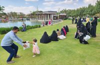 A recreational trip to the Family Garden in Al-Rehab City, for patients residing in  Dar Al Hijrah.