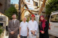 The great Yemeni artist Ahmed Fathi visits the Yemen Foundation for Cancer Care in Cairo.