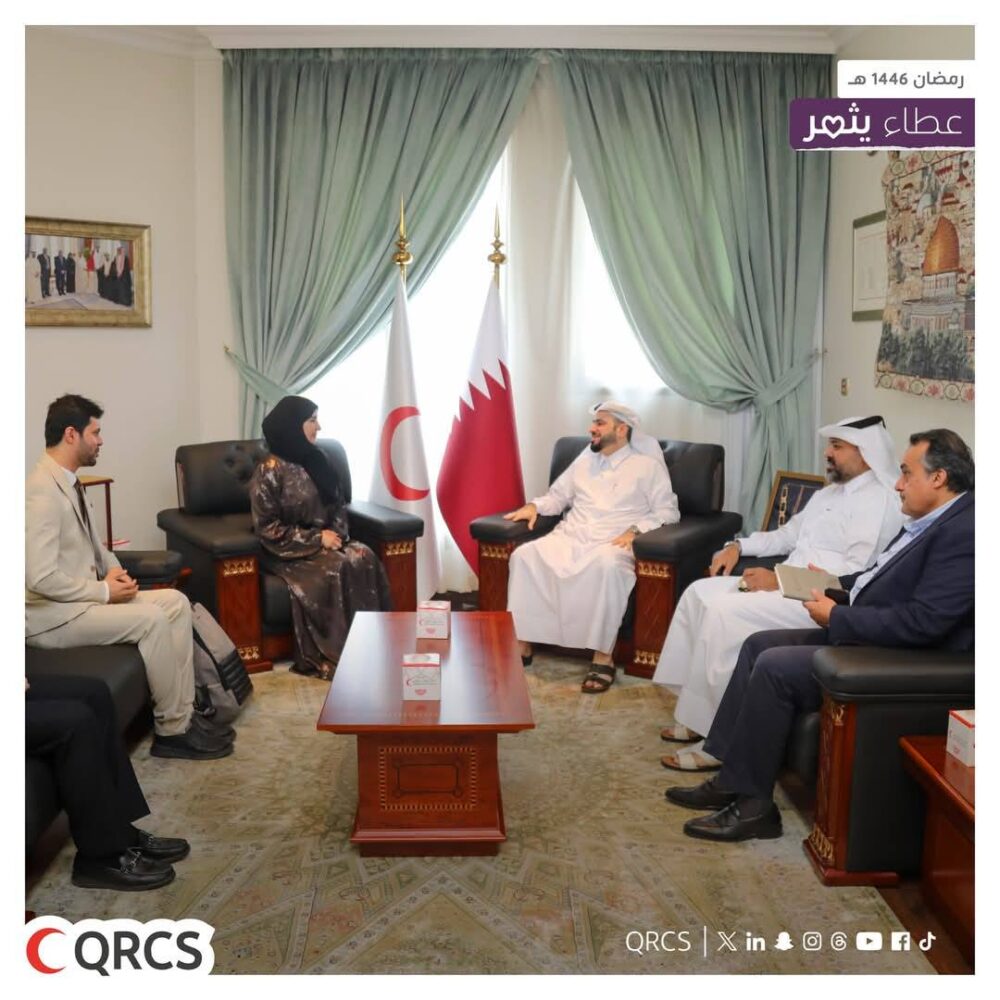 Foundation Leadership Pays Official Visit to Qatar Red Crescent