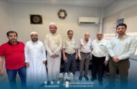 مؤسسة اليمن لرعاية مرضى السرطان تستقبل الشيخ عبدالله عمر بن دول